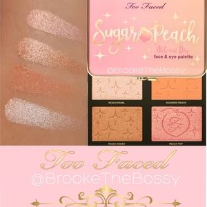 🍑💕BNIB Too Faced SUGAR 🍑 PEACH Face Palette💕🍑